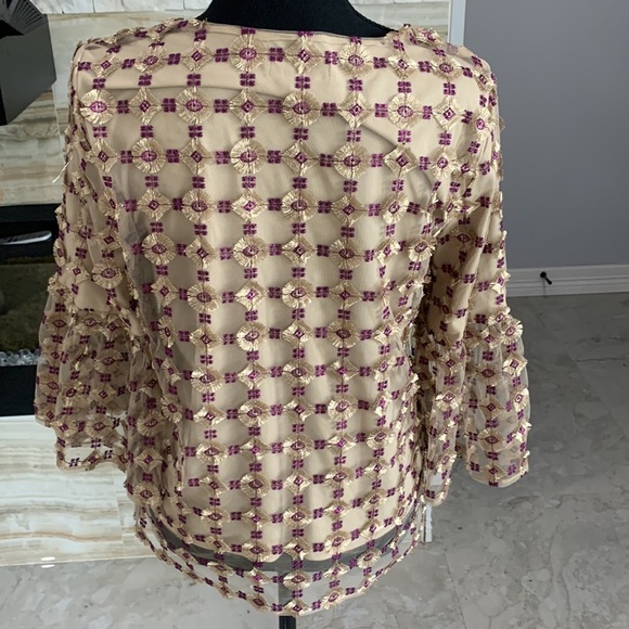 Women’s Calvin Klein Wide Bell Like Sleeves‎ Size XS (95) - Picture 4 of 14